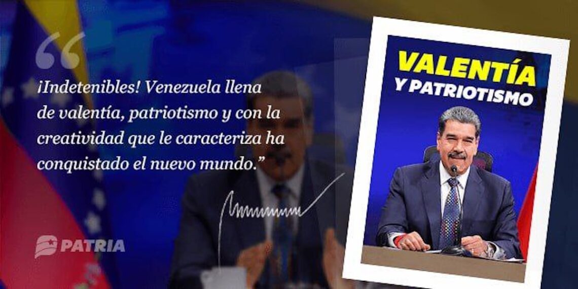 Plataforma Patria para bono Valentía y Patriotismo