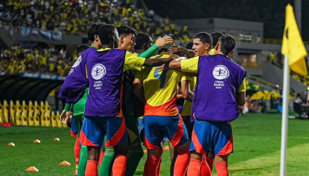Venezuela perdió ante Colombia y jugará por el tercer lugar ante Chile en el Sudamericano Sub 17