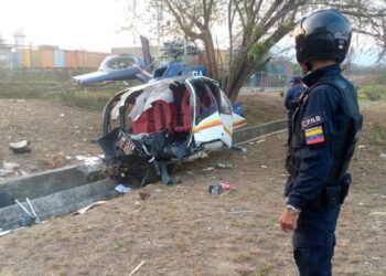 Caída de helicóptero en planta termoeléctrica de Miranda dejó 4 heridos