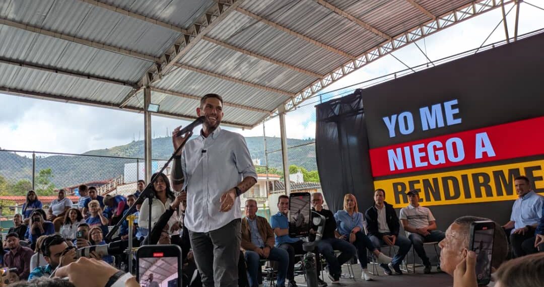 Requesens inició campaña electoral a la gobernación de Miranda