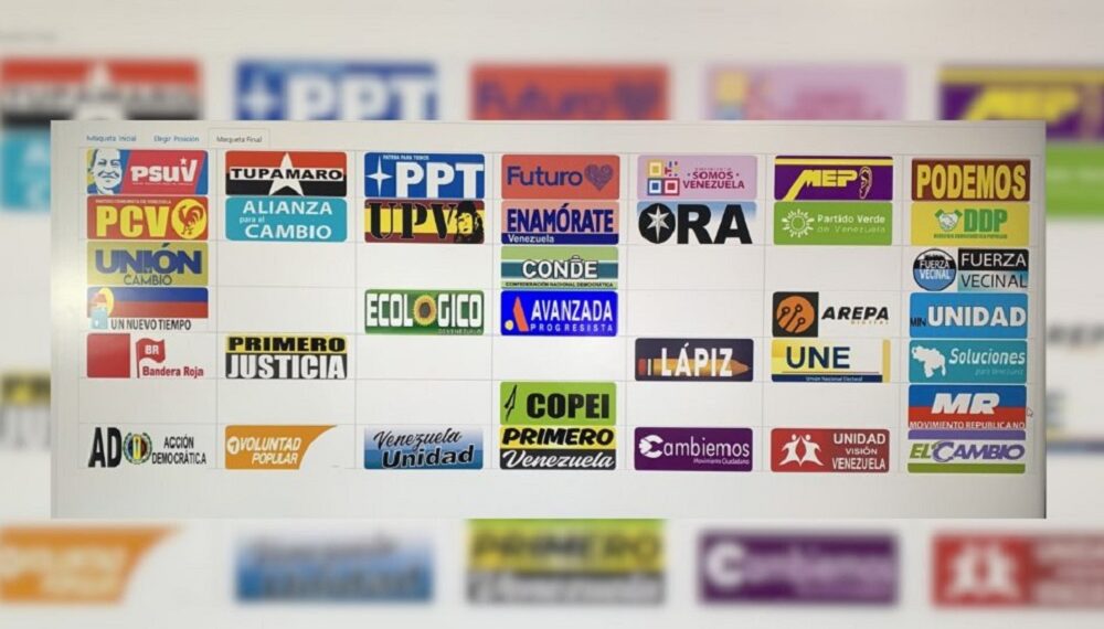 Los 36 partidos que participarán en comicios del 25 de mayo ya tienen su posición en el tarjetón electoral