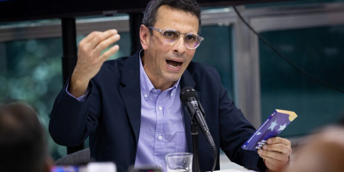 Henrique Capriles: «Abstenerse no es una opción»