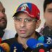 «Los representaré con fuerza y determinación»: Capriles promete hacer una «oposición férrea»