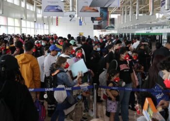 Otros 315 venezolanos llegaron al país en vuelo de repatriación desde México