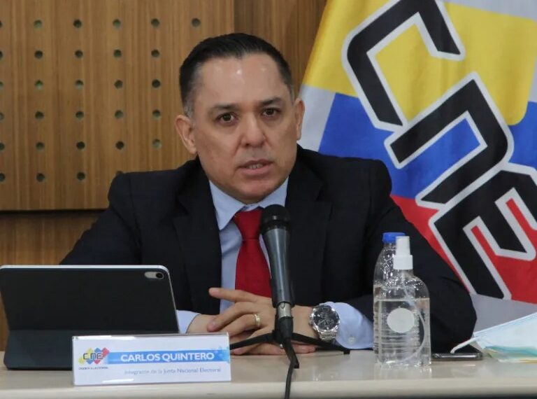CNE califica el proceso como «positivo»: rector Quintero destaca menos de 1% de incidencias