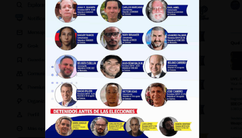 El CNP exigió la liberación de 16 trabajadores de la prensa