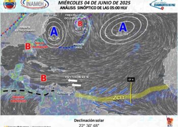 Cielo nublado y lluvias se esperan para este 4JUN, según el Inameh