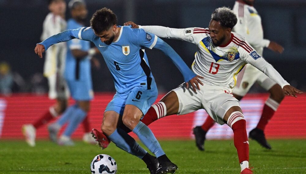 La Vinotinto no pudo con Uruguay y se alejó del cupo directo al Mundial