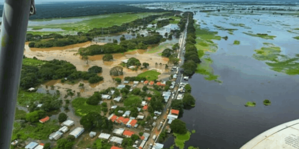 Desborde de río afecta Guárico y sigue en aumento el nivel de los rios Orinoco y Caroní
