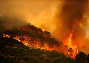 Avanza incendio en España, al menos 18.000 personas se mantienen confinadas
