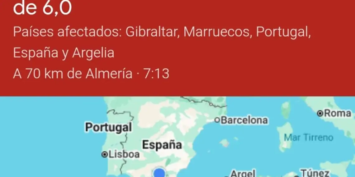 Terremoto de 5.5 sacude el Mediterráneo y se siente en España, Marruecos y Argelia
