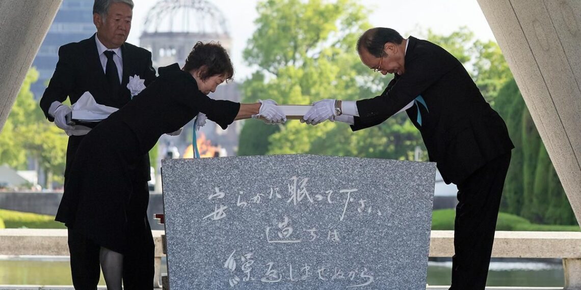 Hiroshima pide poner fin a las armas nucleares en el 80 aniversario del bombardeo