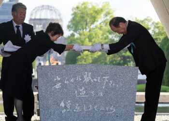Hiroshima pide poner fin a las armas nucleares en el 80 aniversario del bombardeo