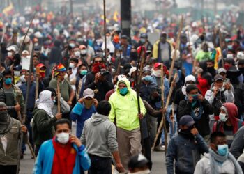 Presuntos integrantes del Tren de Aragua entre los 50 detenidos por protestas en Ecuador