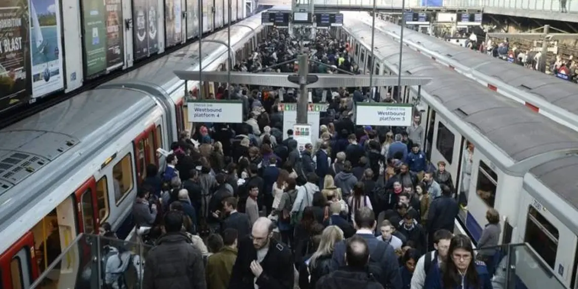 Millones de pasajeros afectados por huelga del Metro de Londres