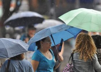 Lluvias se registrarán en gran parte del país durante el transcurso del día