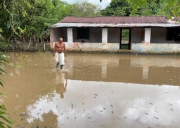 200 viviendas resultaron afectadas por la crecida del río Amana en Maturín