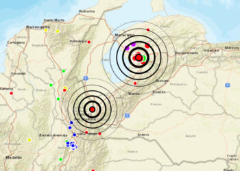 Funvisis reportó cinco sismos en Venezuela este lunes