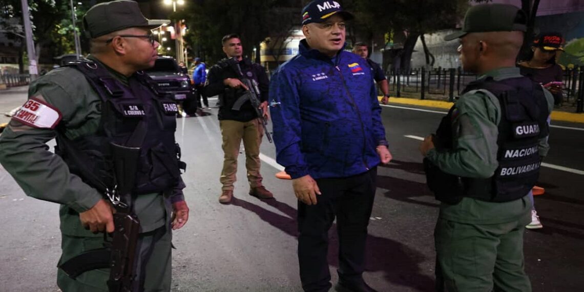 Ministro Diosdado Cabello supervisó despliegue de seguridad en La Gran Caracas