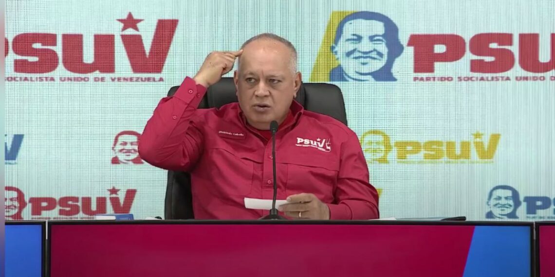 Diosdado Cabello convoca a movilización en Caracas este 10 de diciembre