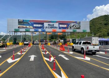 Aumento de tarifas en peajes entra en vigencia este 1 de diciembre