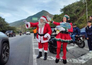 Santa de la Cota Mil llegó para recibir la Navidad