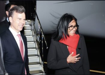 Delcy Rodríguez aterriza en Nueva York para el 81.º período de sesiones de la ONU