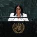 Delcy Rodríguez ante la ONU: ¡En Venezuela habrá elecciones!