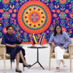 Delcy Rodríguez se reúne con la primera ministra de Trinidad y Tobago en Nueva York