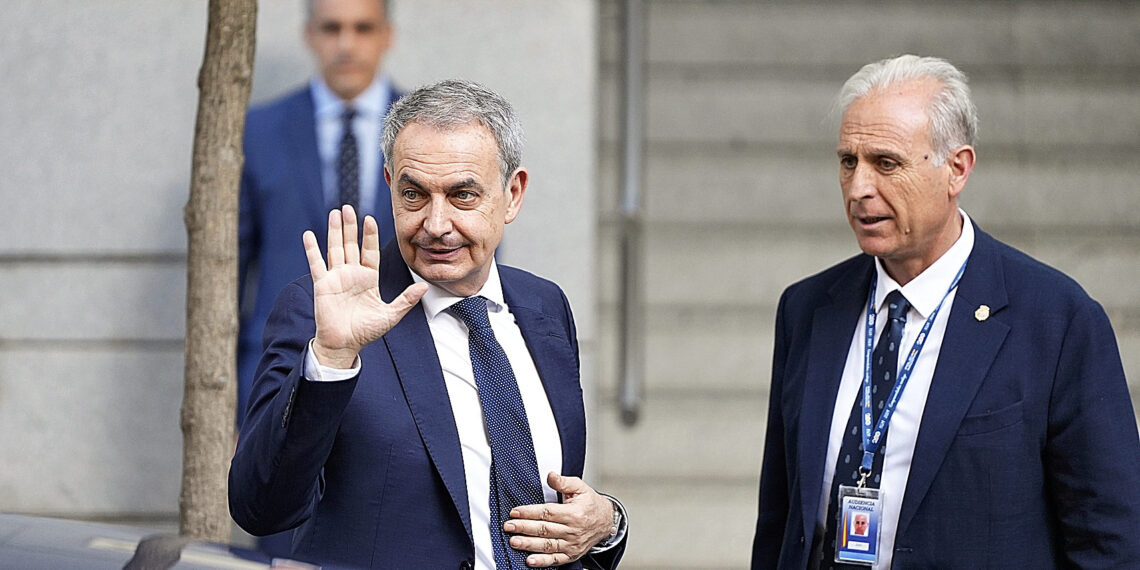 2026/06/17.Foto Javier Barbancho.Jose Luis Rodriguez Zapatero entra a la Audiencia Nacional.