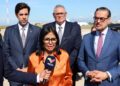 Delcy Rodríguez arriba a Roma para participar en el Foro Mundial de la Alimentación