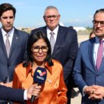 Delcy Rodríguez arriba a Roma para participar en el Foro Mundial de la Alimentación