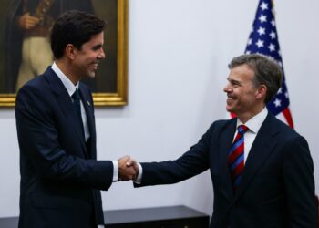 Oliver Blanco se reúne con el encargado de negocios de EE. UU