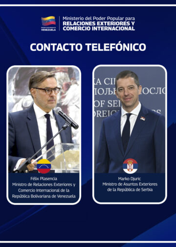 Venezuela y Serbia reafirman lazos de amistad y cooperación bilateral