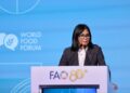 Delcy Rodríguez ante la FAO: “La alimentación es un derecho inalienable vinculado con la vida y la dignidad”