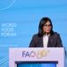 Delcy Rodríguez ante la FAO: “La alimentación es un derecho inalienable vinculado con la vida y la dignidad”