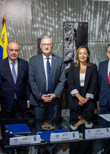 ACIDE y la ONU firman alianza para la gestión de crisis en Venezuela