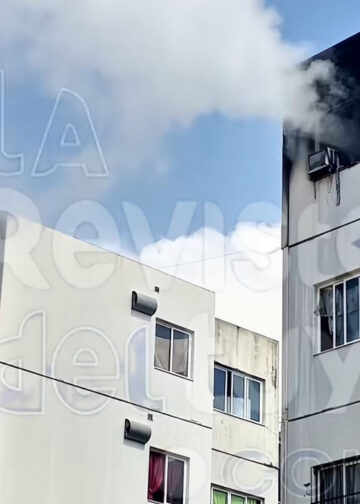 Voraz incendio consumió apartamento en Ocumare del Tuy