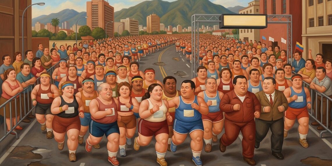 Creada por la IA al mejor estilo de Botero, sin plagio.