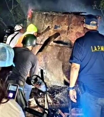 Tres menores mueren en un incendio dentro de una vivienda improvisada en Ocumare del Tuy