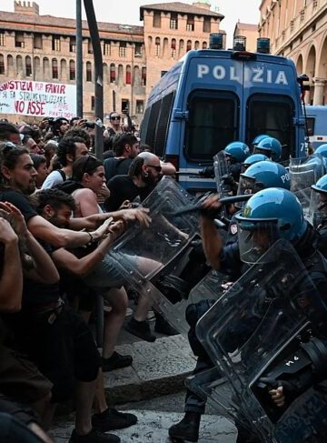Italia se suma a la revuelta: Milán arde en protestas contra el costo de la vida